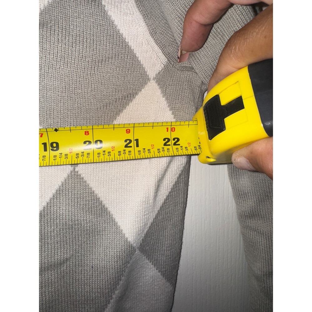 Vintage Lacoste 8‎  men's Argyle sweater size 2XL - Picture 4 of 5